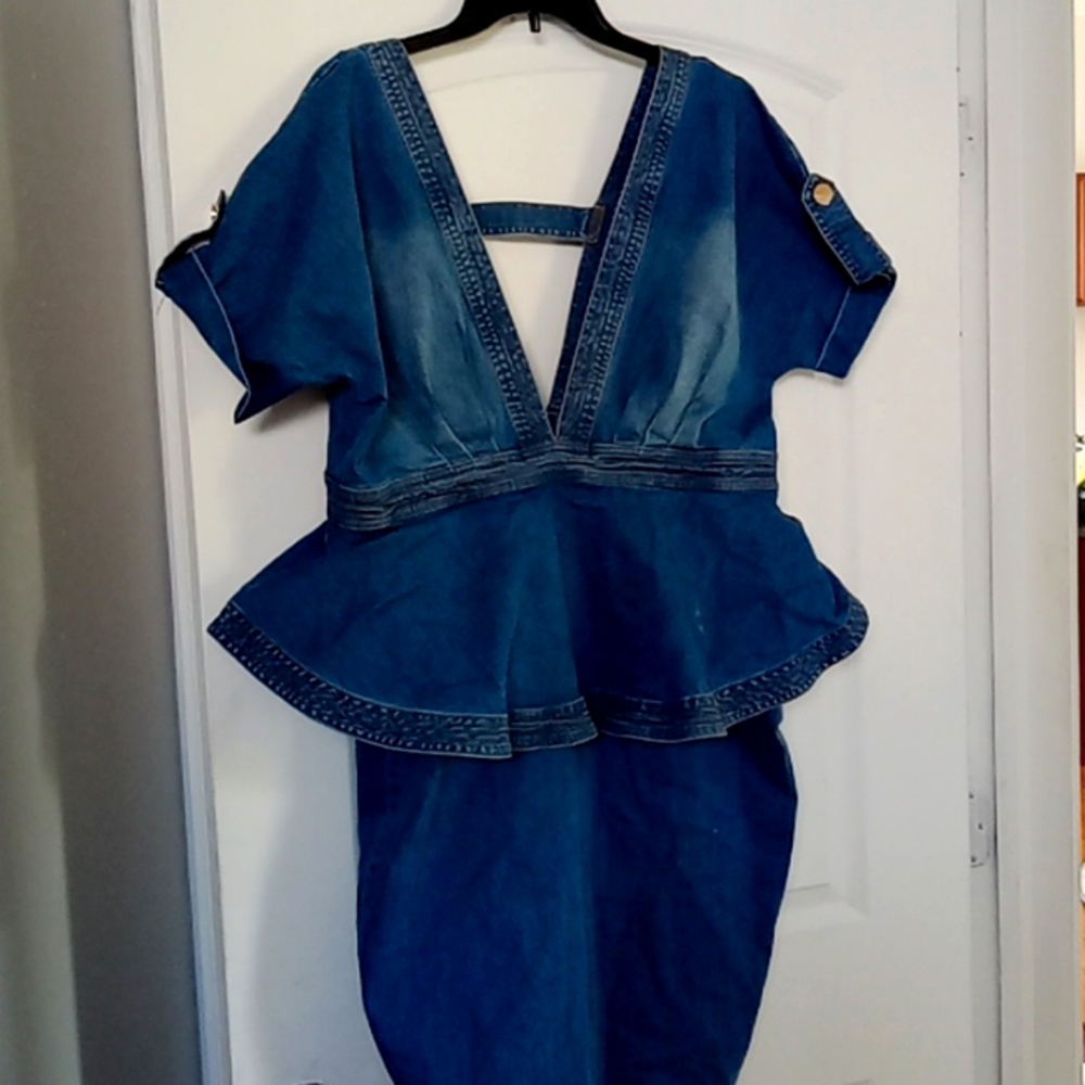 Denim dress